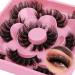 wiwoseo Lashes Mink Fluffy Dramatic False Eyelashes D Curly Faux Mink Lashes Look Like Extension 20MM Eyelashes 3D Effect Natural Volume Crossing Fake Eyelashes Z-20MM-ii