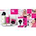 Ecomerr 12 Pieces Powder Puff Set | Face Triangle & Cleansing Puffs | Velvet Makeup Tool Kit for Loose Powder & Body | Black - Buy Online on GoSupps.com