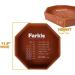 RNK Gaming Farkle Luxury Edition Brown PU Leather Dice Tray - Premium Gaming Accessory - Buy Online on GoSupps.com