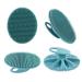 Soft Silicone Body Cleansing Brush - Exfoliating Shower Scrubber for All Skin Types (Dark Green) - Buy Online on GoSupps.com