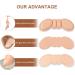 Riootlnm Heel Pads - Shoe Inserts for Loose Shoes | Blister Protection & Comfort Grips for Women & Men | 4 Pairs Rosy Brown & Black - Buy Online on GoSupps.com