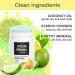 Atom Fresh Natural Deodorant - Aluminum Free Baking Soda Free Long-Lasting Odor Control - Green Citrus - 3 Pack (2.3 Oz Each) - Skin Safe & Eco-Friendly - Buy Online on GoSupps.com