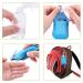 Duufin 40 Piece Hand Sanitizer Keychain Holders Set - 20 Holder Bulk & 20 Empty Travel Bottles - Colorful Patternless Design - Buy Online on GoSupps.com