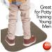 Resilia Rounded Commode Potty Training Mats - Super-Absorbent 2-Pack Universal Bathroom Protector Pads for Kids, Tan - Buy Online on GoSupps.com