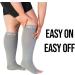Buy Zeta Wear Compression Stockings for Thick Calves - Comfortable Support Open Toe Grey 3XL for Women - Reduce Swelling & Enhance Comfort - Buy Online on GoSupps.com