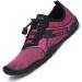 SAGUARO Men's Water Shoes Quick Dry Anti-Slip Womens Aqua Shoes for Swiming Walking Surfing 8 Women/6.5 Men C Pink