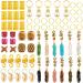 Dreadlocks Jewelry Set - Handmade Crystal & Wood Bead Hair Accessories in Gold - Buy Online on GoSupps.com