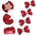 minkissy 4 Pairs Bow Tie Xmas Hair Tie Christmas Bow Scrunchies Xmas Hair Clip Bows Alligator Hair Clips Bowknot Barrette Scrunchie Holder Christmas Hair Rope Photo Fabric Toddler Side Clip - Buy Online on GoSupps.com