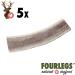 Fourles Natural Kausnack for Dogs - 100% Deer Antler Chews Minerals & Denture Support - XL Halved 5-Pack - Buy Online on GoSupps.com