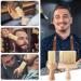 Professional Barber Neck Duster Brush Set - 2 Pieces Hair Cutting & Fade Brush for Easy Hair Dusting Around Neck & Ears - Buy Online on GoSupps.com