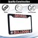 Georgia Bulldogs License Plate Frame Cover Black Slim Design 12.25 x 6.25 | EliteAuto3K Perfect Gift for Sports Fans - Buy Online on GoSupps.com