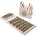 Naturling Acupressure Mat with Pine Pillow & Bag | Sustainable Acupuncture Set for Relaxation & Pain Relief - Buy Online on GoSupps.com