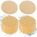 20 Natural Cellulose Facial Sponges for Cleansing and Exfoliating - Round Yellow Sponge Set - Buy Online on GoSupps.com