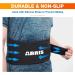 Gel Ice Pack for Back Pain Relief - ARRIS Back Ice Wrap with Support Belt for Lower Lumbar Injuries - Hot Cold Therapy Back Brace with Flexible Gel Pack - Buy Online on GoSupps.com