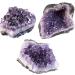 Nupuyai Natural Amethyst Druse Rough Stone - 4XL Irregular Crystal Cluster for Reiki Healing & Home Decoration - Buy Online on GoSupps.com
