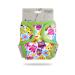 Petit Lulu Cloth Nappy Wrap | One Size (11-35.2 lbs) | Snaps | Washable Diaper Wrap | Cloth Nappies | Made in Europe (Happy Owls)