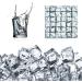 DomeStar Clear Fake Ice Cubes 20 PCS - Acrylic Plastic Ice Rocks for Home Decoration, Wedding Centerpieces, Vase Fillers - Buy Online on GoSupps.com