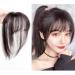 Agatige Clip in Bangs for Women Human Hair 3D Hair Front Bangs Extensions French Bangs Synthetic Straight Hairpiece Curved Thin Hair Bangs for Daily Wear - Buy Online on GoSupps.com