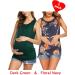 UNibelle Maternity Nursing Tank Top | Double Layer Sleeveless Pregnancy Shirt | S-XXL | Dark Green & Navy Blue | 2 Pack - Buy Online on GoSupps.com