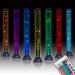 SensoryMoon 3.9 ft Bubble Tube Floor Lamp w 10 Fish, 20 Color Remote and Tall Water Tower Tank is Best LED Aqua Night Light for Kids Bedroom, Autism or Fake Aquarium Column Stand for Living Room Decor 120 cm (3.9 ft)