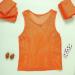 12 Pcs Youth Nylon Mesh Scrimmage Team Practice Vests Pinnies in Orange - Ideal for Basketball, Soccer, and Football - Buy Online on GoSupps.com