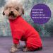 Cyeollo Dog Pajamas - Warm Fleece Thermal Onesie for Small-Medium Dogs | Red Winter Outfits - Buy Online on GoSupps.com