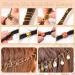 Qinzave Hair Jewelry for Braids & Locs - 294pcs Aluminum Gold Silver Accessories for Dreadlocks | Decorative Charms & Pendants for Hair Braiding - Buy Online on GoSupps.com