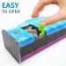 Extra Large Pill Organizer - XXL Weekly Pill Box with AM/PM Compartments for Vitamins & Supplements - Jumbo Medicine Organizer in Blue/Purple - 7 Day Big Pill Case - Buy Online on GoSupps.com