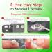 SmileFix Dental Repair Kit - Temporary Teeth Fix for Crowns Caps & Bridges | Sturdy Zinc Oxide & Eugenol Cement | Smile Confidently Anywhere - Buy Online on GoSupps.com