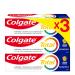 Colgate - Total Whitening Toothpaste, Removes Plaque and Stains from the Surface of Teeth 12H Protection on Teeth, Tongue, Gums 75 Ml Pack of 3, (Pack of 3)