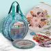 FINPAC Embroidery Project Bag - Storage Tote for Supplies, Floss, Hoops, and Tools - Emerald Illusions - Buy Online on GoSupps.com