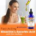 Liquid Vitamin C with Zinc - 4oz - 60 Servings - Organic Non-GMO - Adults and Kids - 99% Pure Ascorbic Acid - VIT C Drops - Bioactive Vitamin C Liquid - Immune Support Skin Health Antioxidants - Buy Online on GoSupps.com