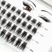 Lankiz Single Eyelashes 0.07 C Curl 10-16mm - 48 PCS Cluster Lashes for DIY Eyelash Extensions | Premium Individual Fake Lashes at Home - Buy Online on GoSupps.com