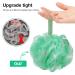 DadyMart Bath Shower Loofah Sponge Set of 4 - Exfoliating Mesh Pouf Body Scrubber for Men & Women - White, Grey, Pink, Army Green - Buy Online on GoSupps.com