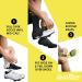 VeloToze Tall Silicone Shoe Cover with Snaps - Waterproof & Windproof Boot-Style Overshoes for Road Cycling - Black Large - Buy Online on GoSupps.com