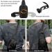 Huntvp Mini Breast Pocket Sling Bag | Men's Crossbody Phone Holder for Travel Hiking & Camping - Black - Buy Online on GoSupps.com