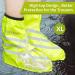 NAAPESI Waterproof Overshoes for Bikes - Unisex Reflective Rain Protection Gaiters - XL Yellow Rain Shoe Overcovers for Men & Women - Buy Online on GoSupps.com