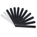 12PCS Nail Files,Professional Manicure Pedicure Tools Which Can Shape and Smooth Your Nails,Emery Boards Nail File for Acrylic Natural Nails,10PCS Black 100/180 Grit and 2PCS Purple 180/240 Nail File 12 Count (Pack of 1)