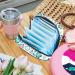 Shop Portable Women's Binding-Up Bags | Menstrual Cup & Pad Bags for Teens | Vintage Flower Pattern Accessories - Buy Online on GoSupps.com