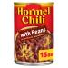 Hormel Chili with Beans 15 oz (Pack of 12) Chili 12 Count (Pack of 1)
