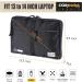 Rough Enough 13-14 inch Laptop Case Bag for Men - EDC Tactical Notebook Organizer Pouch with Compartments - Ideal for Mouse, Power Adapter, Cables - Travel Cordura - Buy Online on GoSupps.com