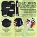 Nephrostomy Tube & Drainage Bag Cover (Black) - Comfortable Durable & Secure | International Shipping Available - Buy Online on GoSupps.com