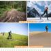 OYHMC Waterproof Hiking Leg Gaiters - Lightweight Adjustable Ankle Gaiters for Outdoor Activities in Blue - Buy Online on GoSupps.com