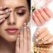 100 Short Style French False Nails in 10 Sizes with Acrylic Tips - DIY Nail Salons - Buy Online on GoSupps.com