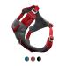 Kurgo Journey Air Dog Harness With Padded Chest and Back Handle For Dogs 34-47 kg Size XL Red/Gray XL Red