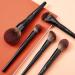 Jessup Large Face Makeup Brushes Set - 5pcs Synthetic Brushes for Foundation, Powder, Contour, Blusher & Highlighter - Phantom Black T273 - Buy Online on GoSupps.com
