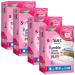 Smart aroma laundry dryer - makes the fabrics softer - give a long -lasting and fresh fragrance - make it easier to iron (sweet rose 4 x 32 pieces) sweet rose 32 pieces (4 Pack)