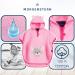 Morning Star Badeponcho 100% Cotton Hooded Baby Bath Towel for Girls & Boys (1-3 Years) - Oeko-Tex Pink Mouse Bathrobe - Buy Online on GoSupps.com