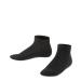 FALKE Unisex Kids Family Trainer Socks Sustainable Cotton Black Grey More Colours Thin Ankle Socks For Boys Or Girls Summer Or Winter Plain Pattern For School Or Casual Looks 1 Pair 27-30 Black (Black 3000)