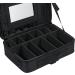Nanshy Travel Make-Up Bag with Mirror & Zipper | Professional Large Cosmetic Organizer for Make-Up Hair & Nails - Compatible with Luggage - Buy Online on GoSupps.com